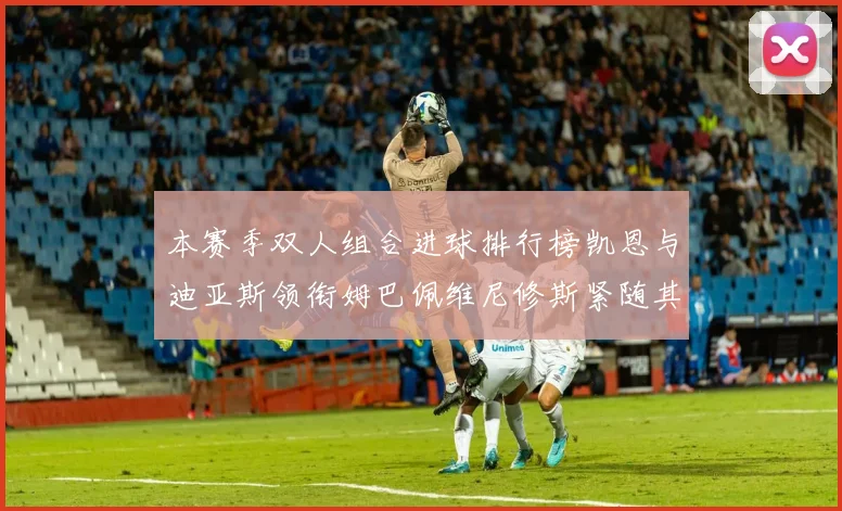 本赛季双人组合进球排行榜凯恩与迪亚斯领衔姆巴佩维尼修斯紧随其后